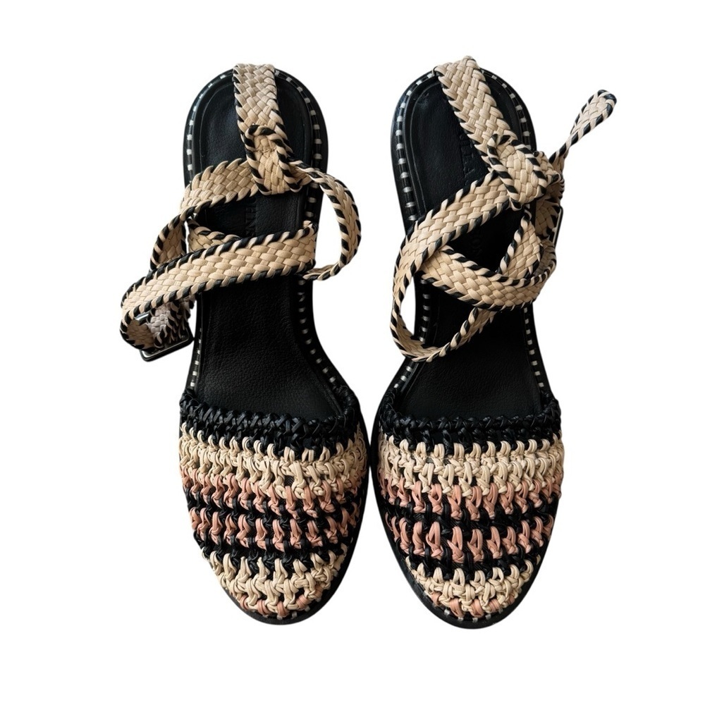 Ulla Johnson - Deia High Heel Strappy Sandals Cameo Shoes Sz 40 - Picture 3 of 12